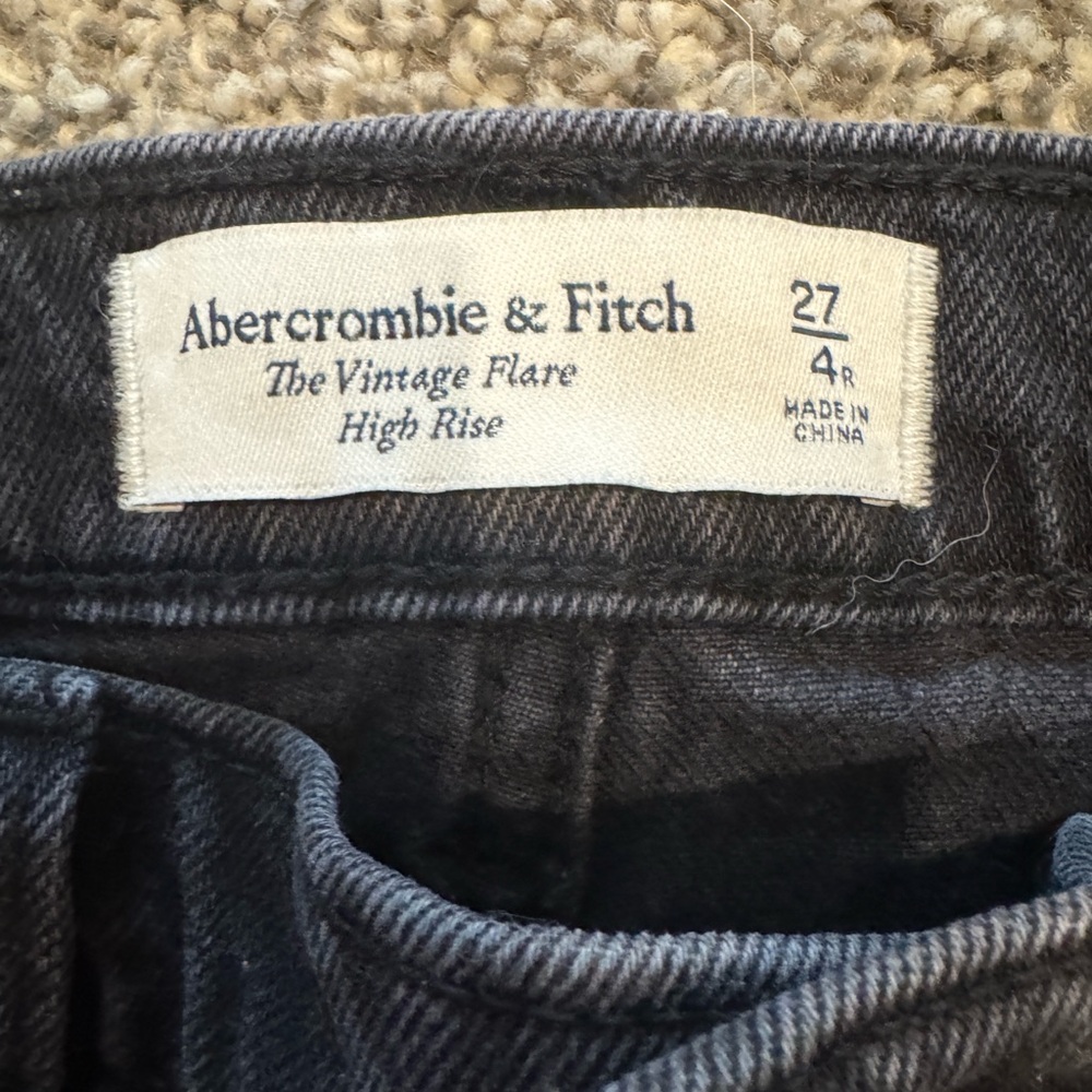 Abercrombie & Fitch Vintage Flare High Rise Jean - Picture 2 of 2